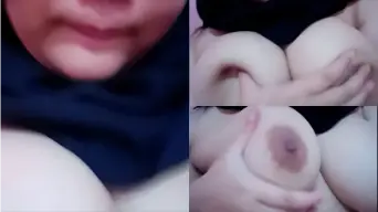 Viral 4_BG Hijab Tobrut Mainin Toket Video by Indo18