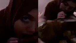 Sepongan Hijab Cokelat Cantik Video by BOKEPSIN