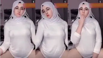 BabyPanda Andini Hijab Putih Viral 01 Video by FapHouse