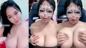 Kak Iva Mahasiswi Cakep Host DreamLive Video by BebasIndo