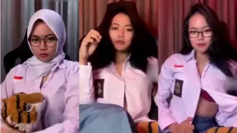 Hijab S1_swi SM4 Binal Sexy Liveshow Video by KingBokep