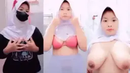 Putriana Terbaru di WC pake Jilbab Video by AVTub