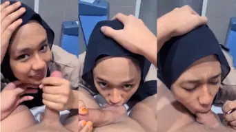 Nur Sarina Hijabers Binal Penurut Video by simontok